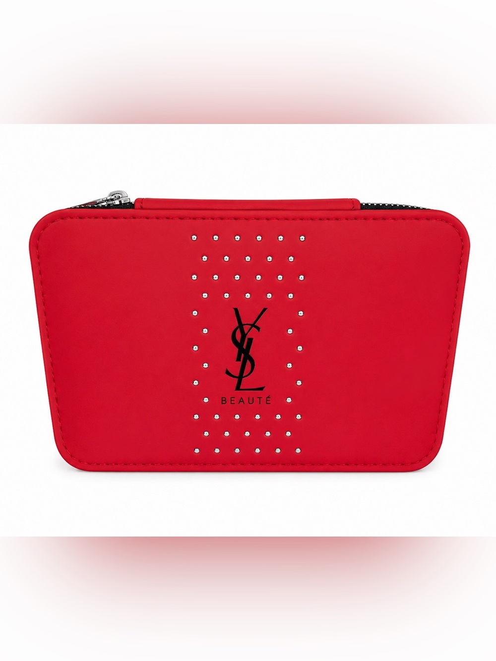 Yves Saint Laurent Studded Cosmetic Pouch • 02 Candy Glaze & 201 Rosewood Blush